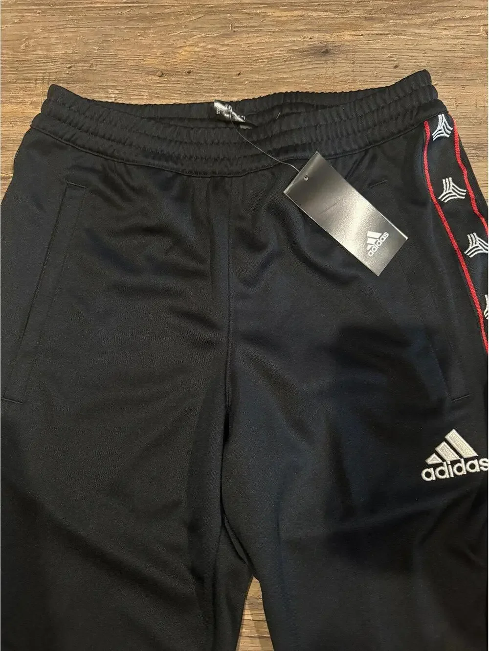 NWT Adidas Tango Tape Clubhouse Soccer Joggers Track Pants Sz Sm